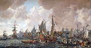 Lieve Verschuier The arrival of King Charles II of England in Rotterdam, 24 May 1660. Germany oil painting artist